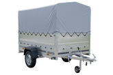 Remorque haute avec rehausses de ridelles et bâche haute - 2,30 x 1,25 m - Garden Trailer 230 KIPP