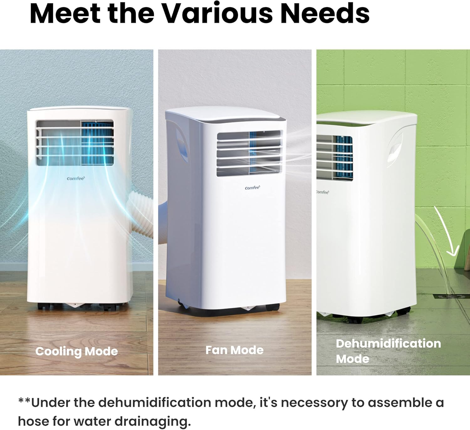 Climatiseur Comfee Smart Cool 7000 – Mobile 3-en-1