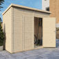 Abri de jardin bois Midway – 244 x 121 cm