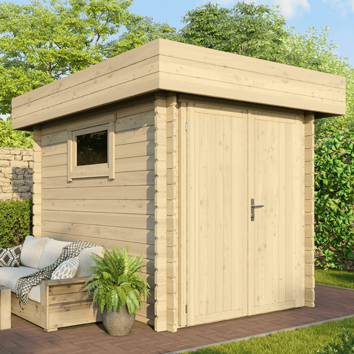 Abri Jardin Bois- 4.7 m2 – Finition Premium – Prix usine – DESTOCKAGE