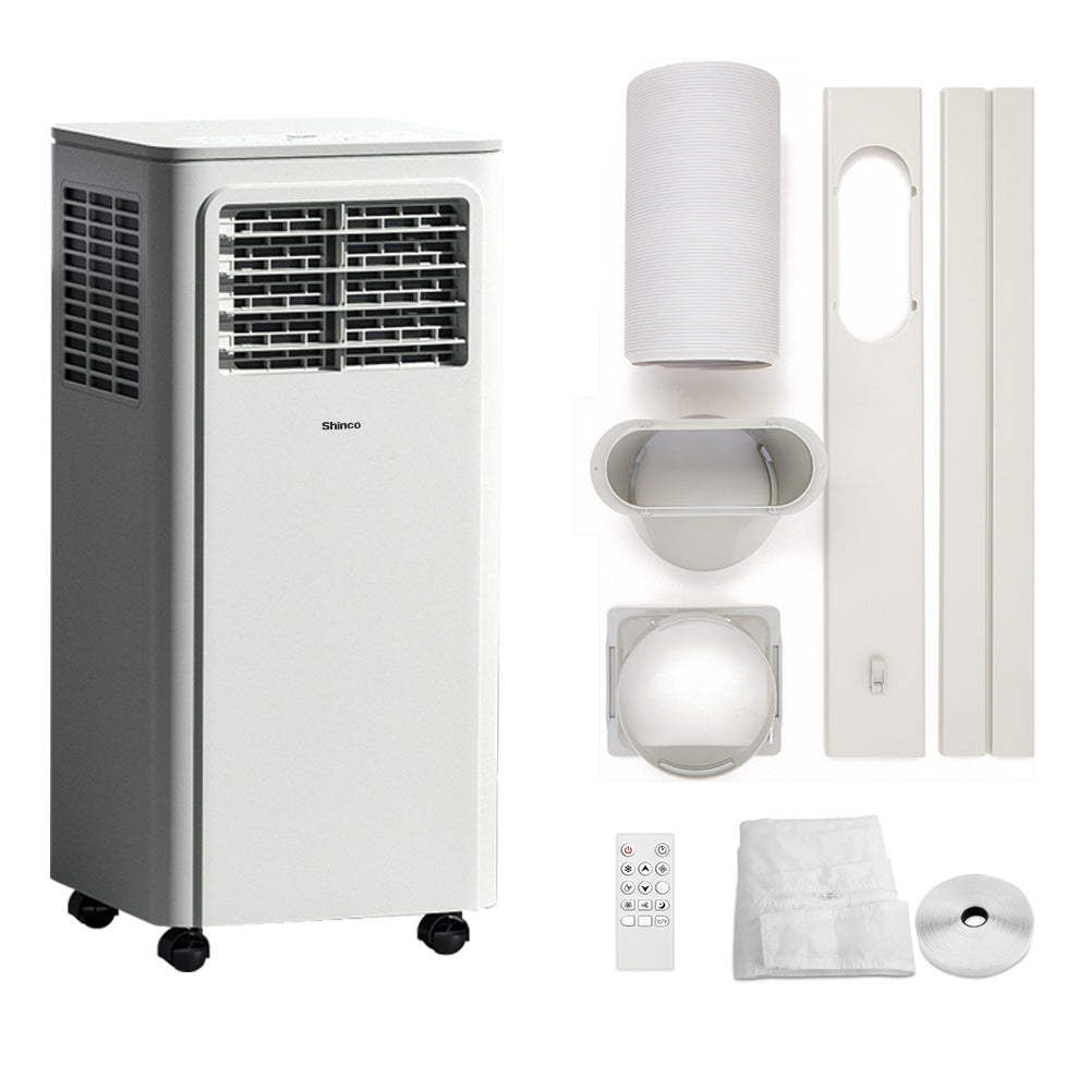 Climatiseur Shinco 7000 BTU – Mobile 3-en-1 avec kits fenêtre
