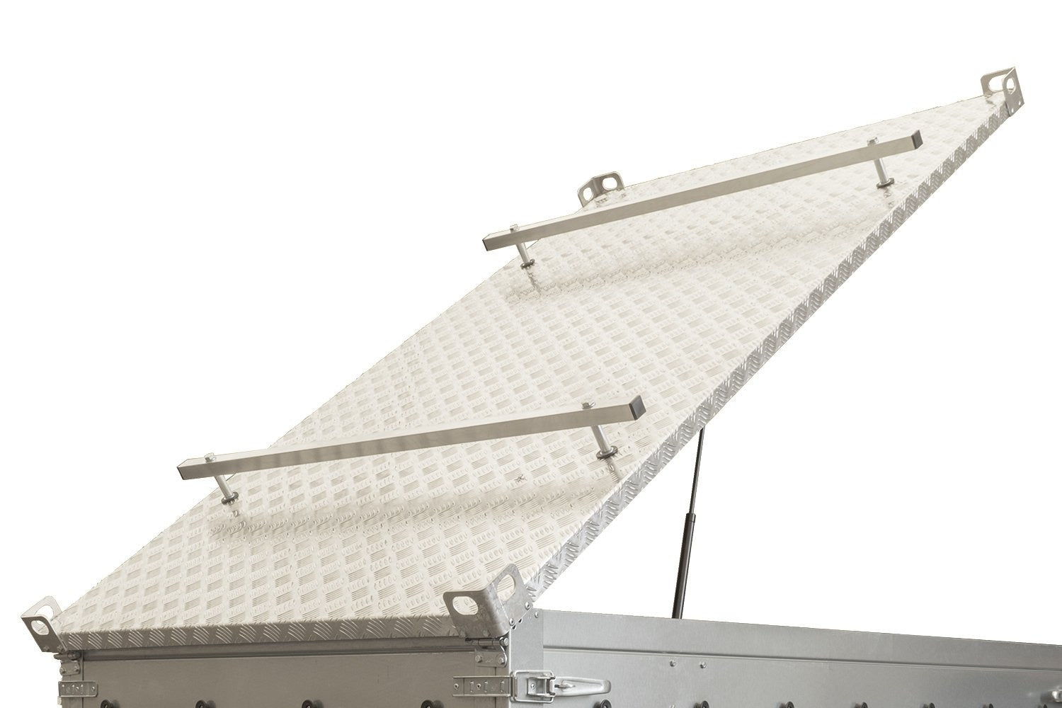 Remorque légère 200x125 UNITRAILER GARDEN 201 KIPP avec côtés BIS et couverture en aluminium