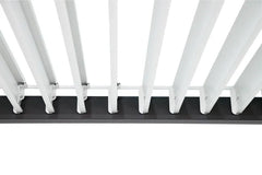 Pergola bioclimatique autoportante Prima, aluminium gris anthracite 12m²
