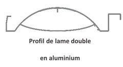 Pergola bioclimatique en aluminium Menea 4x3 motorisée grise