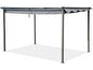 Pergola en métal avec toit rétractable - 3 x 4 m - Gris anthracite