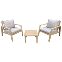 Salon de jardin en acacia - 2 Places
